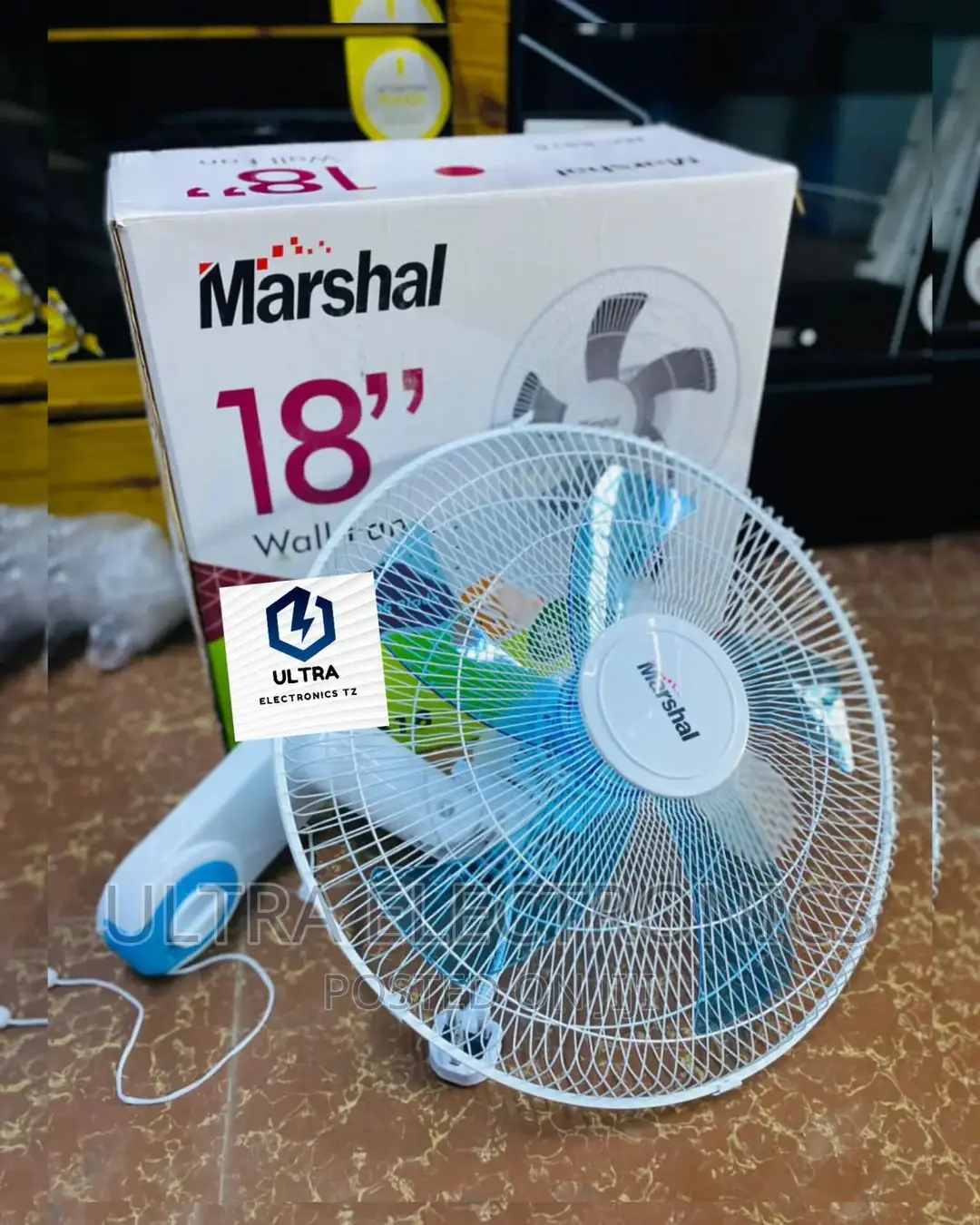 Marshal Wall Fan Yenye Size 18"