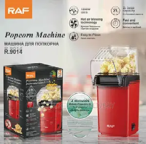 Popcorn Maker 2L | Popcorn Machine Portable | 3 Minutes Make