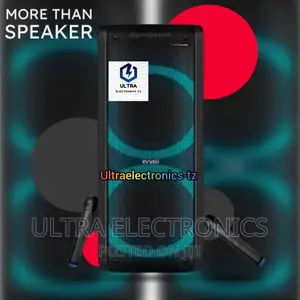 Evvoli Rechargeable Party Speaker With 80W Na 2 Mic