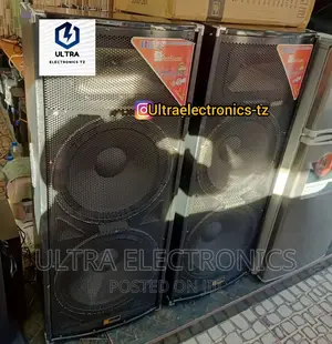 RICH SOUND Powerful Speakers With 2 Wireless Microphones 