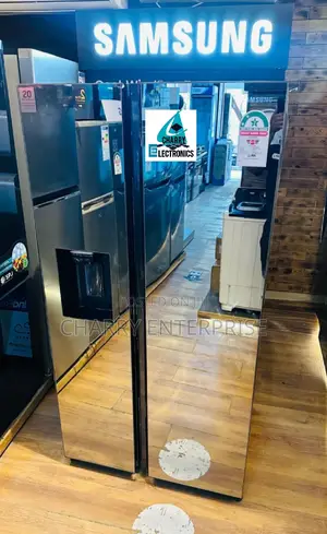 ORIGINAL SAMSUNG FRIDGE Side by Side RS 64 With Mirror 635 L