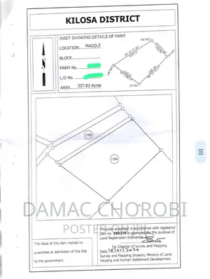 Acre 100 for Sale Bago Bagamoyo