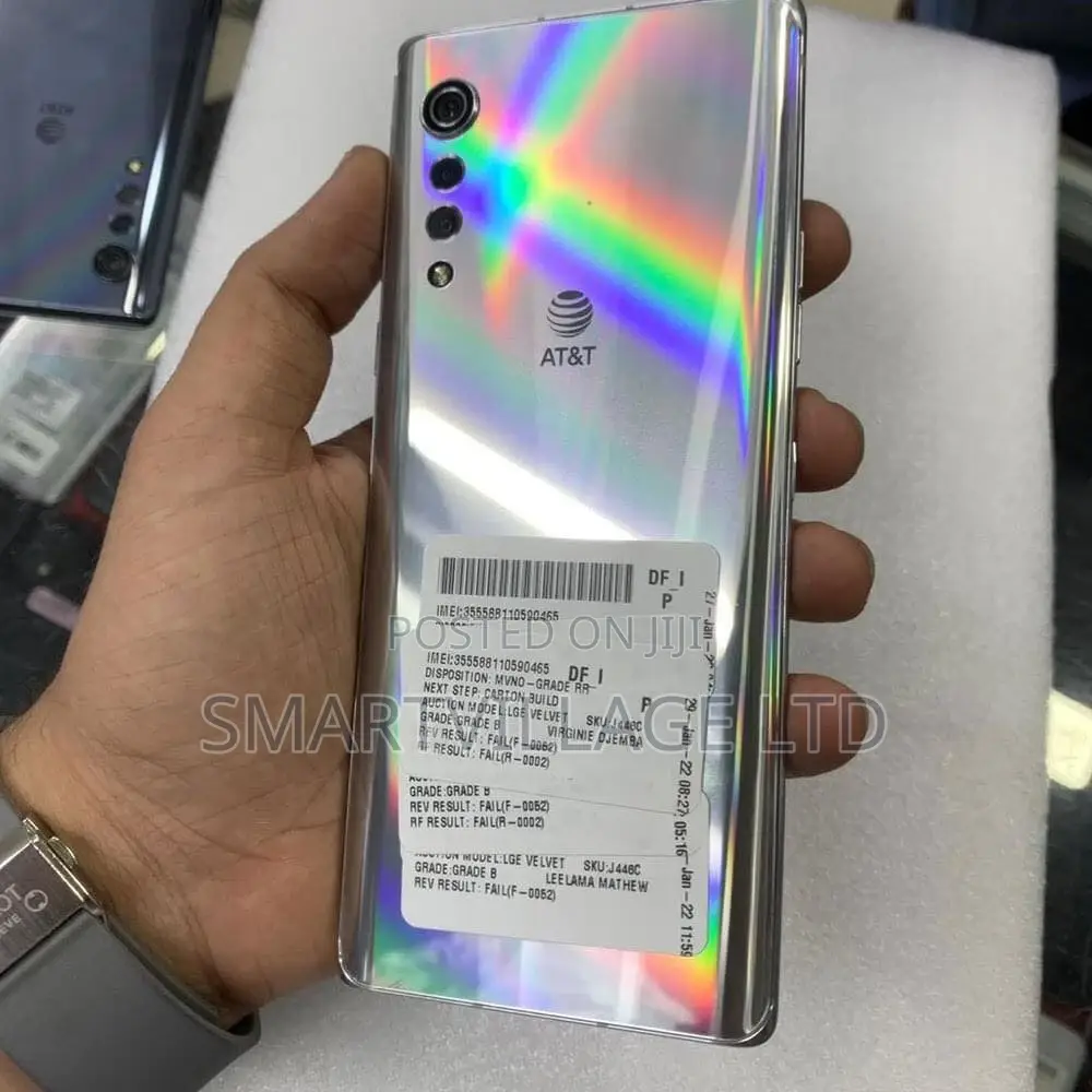 LG Velvet 128 GB Silver