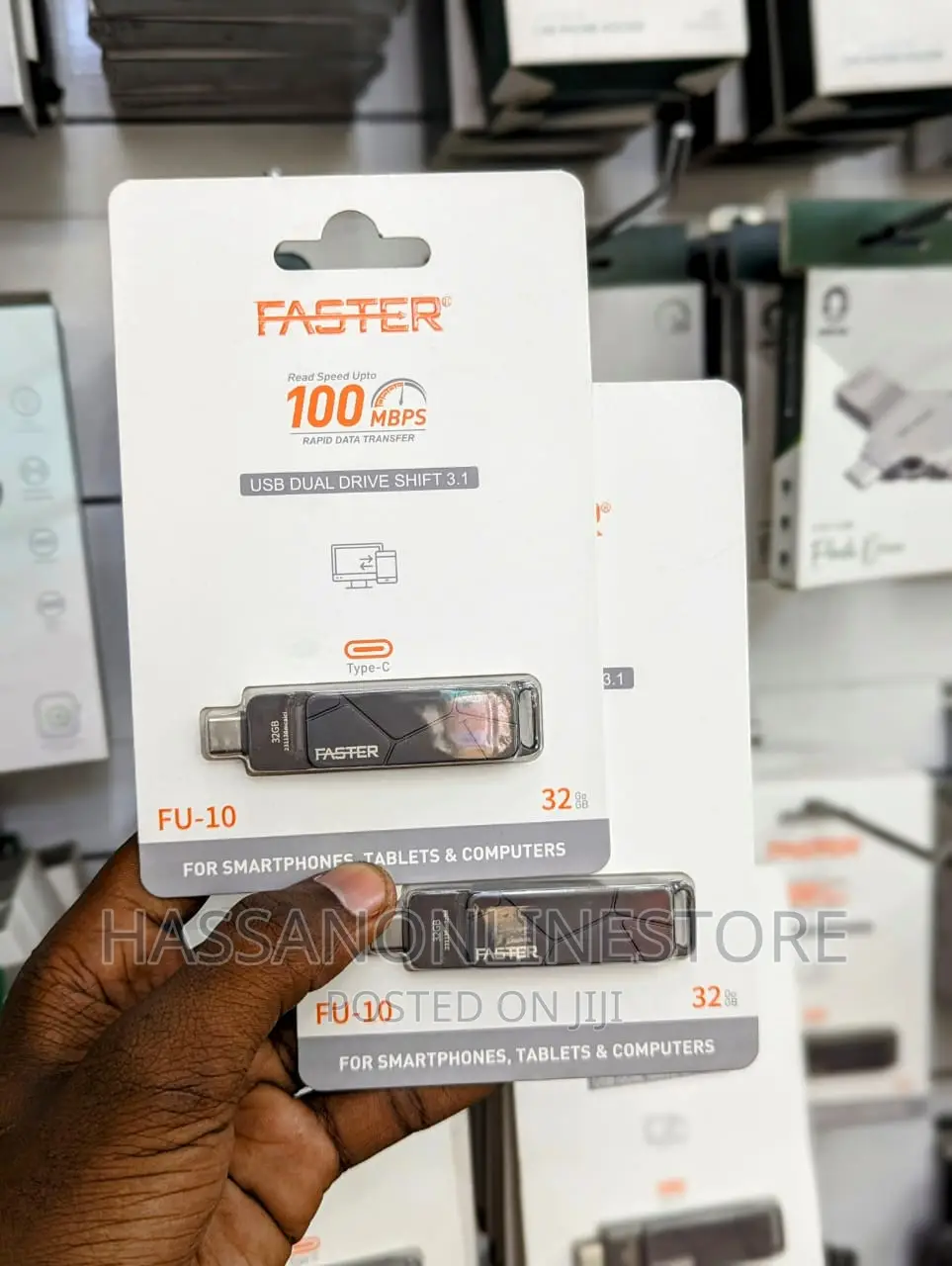 FASTER FU-10 USB Dual Drive Shift 3.1 - 32GB