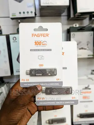 FASTER FU-10 USB Dual Drive Shift 3.1 - 64GB