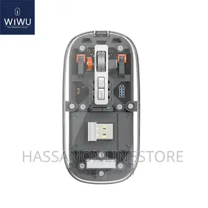 Wiwu Crystal Transparent 2.4 GHZ Wireless Mouse Multi Device