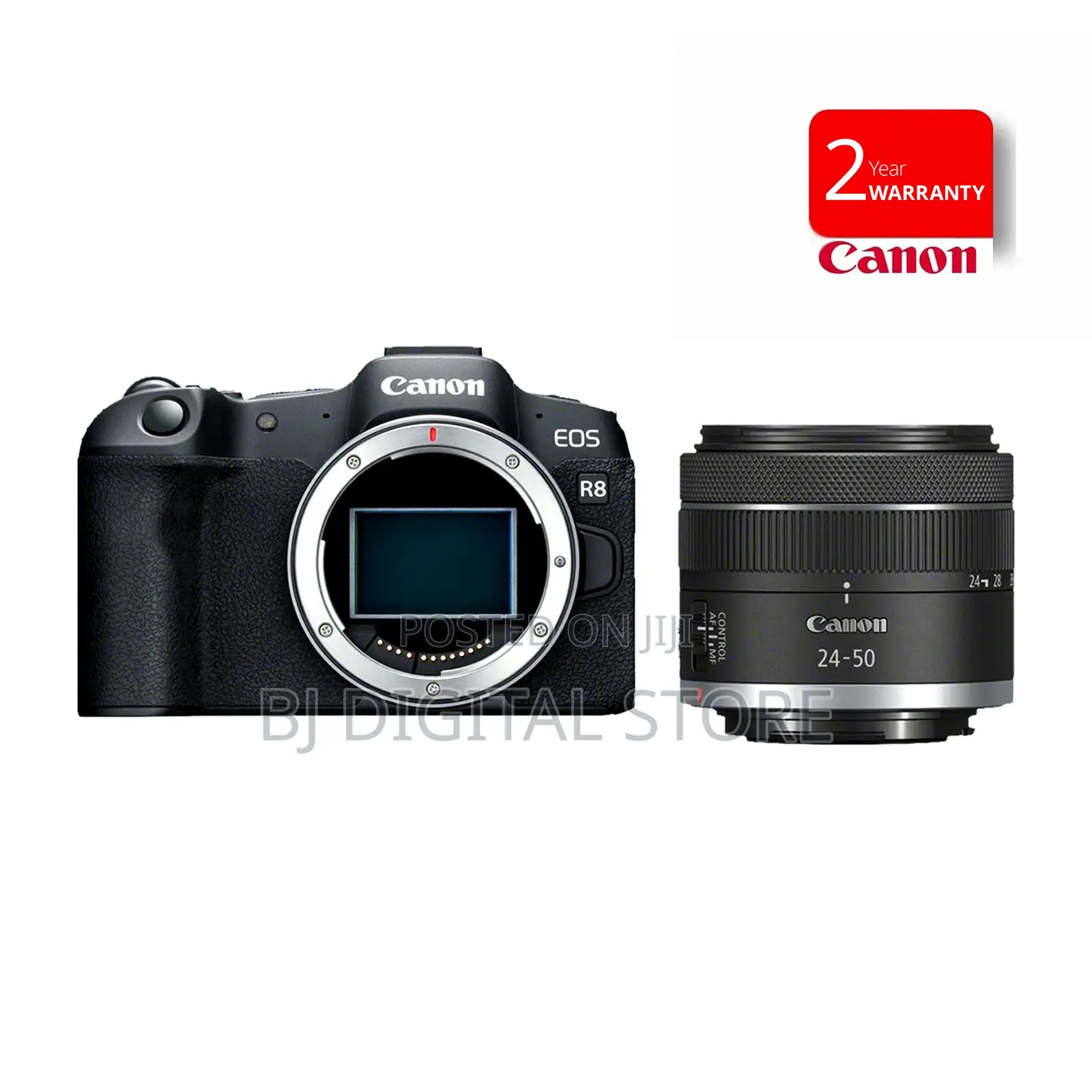 Canon EOS R8 Mirrorless Camera With RF 24-50mm F/4.5-6.3 IS