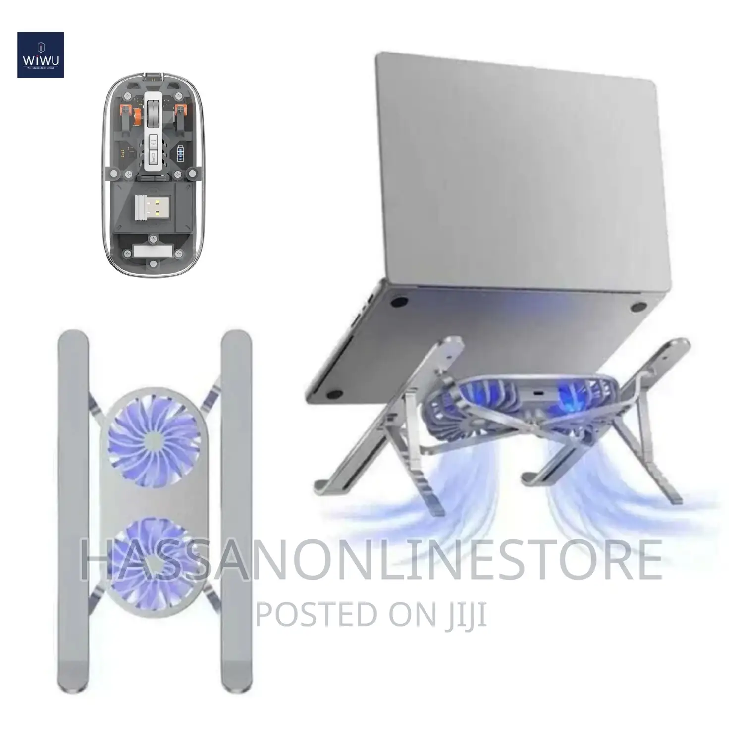 Wiwu S400 Pro Stand Wiwu Crystal Mouse Combo
