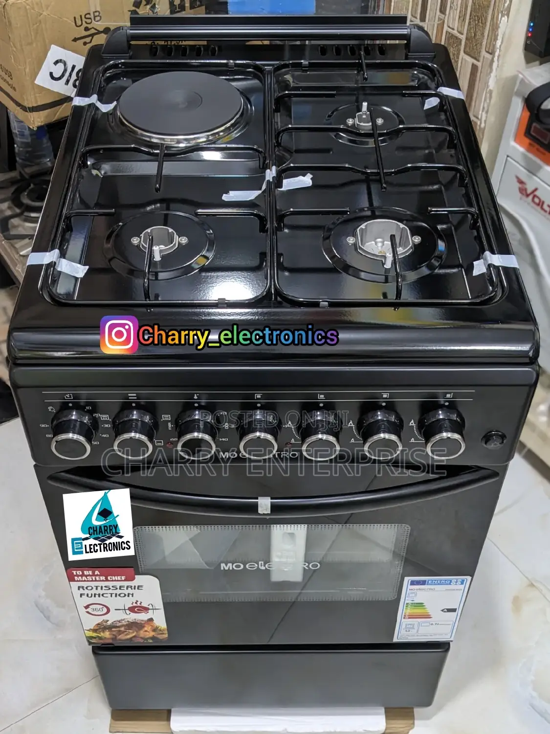 Mo Electro Cooker With Oven ROTISSERIE FUNCTION 1 Elc 3 Gs
