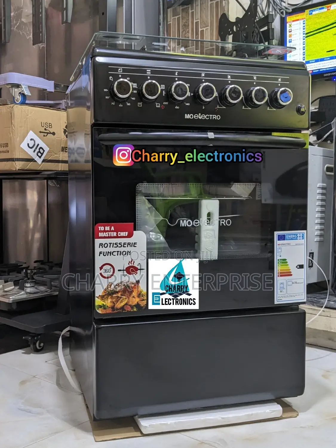 Mo Electro Cooker With Oven ROTISSERIE FUNCTION 1 Elc 3 Gs