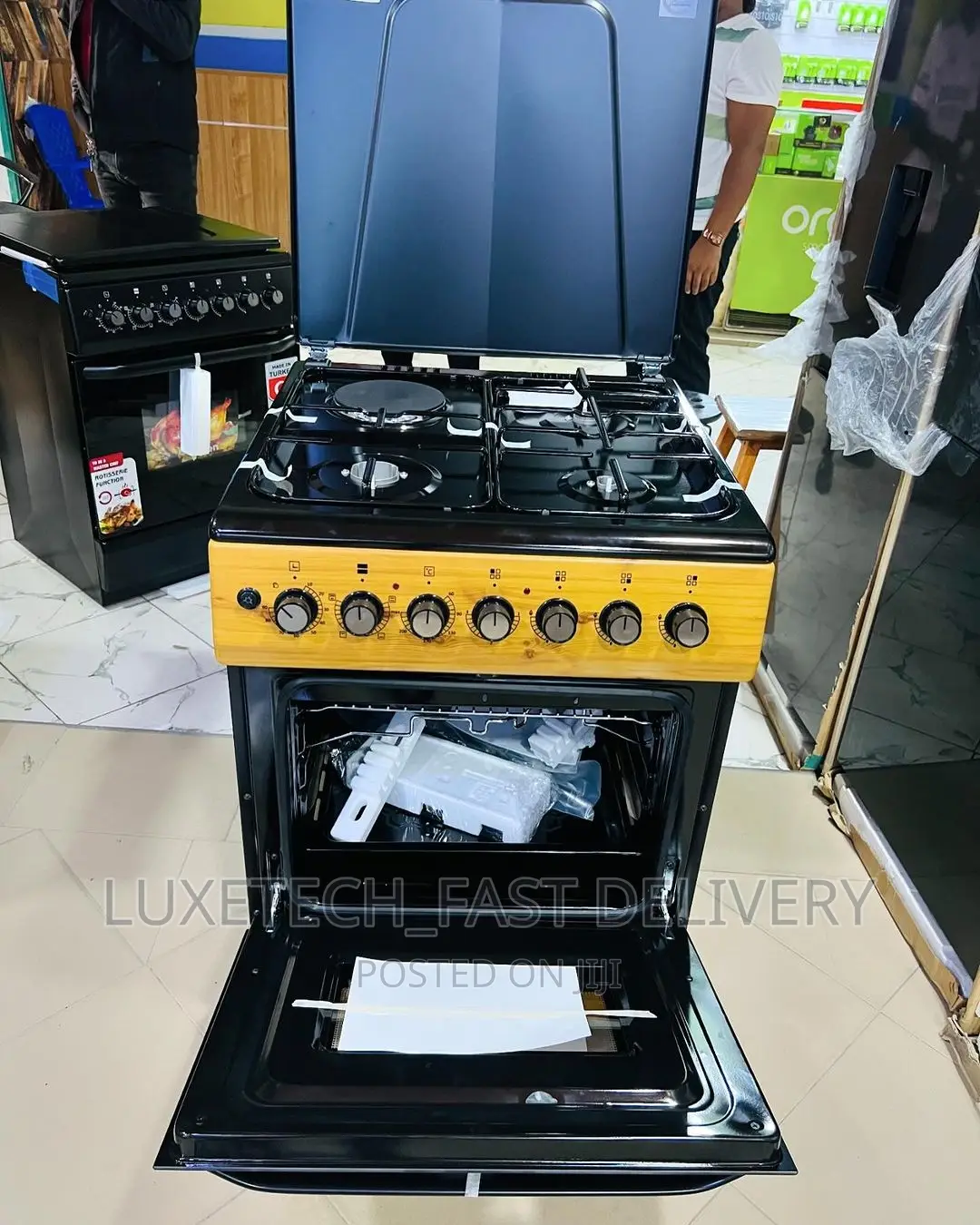 Euron Gas and Electric Cooker Size 60x60 With Oven