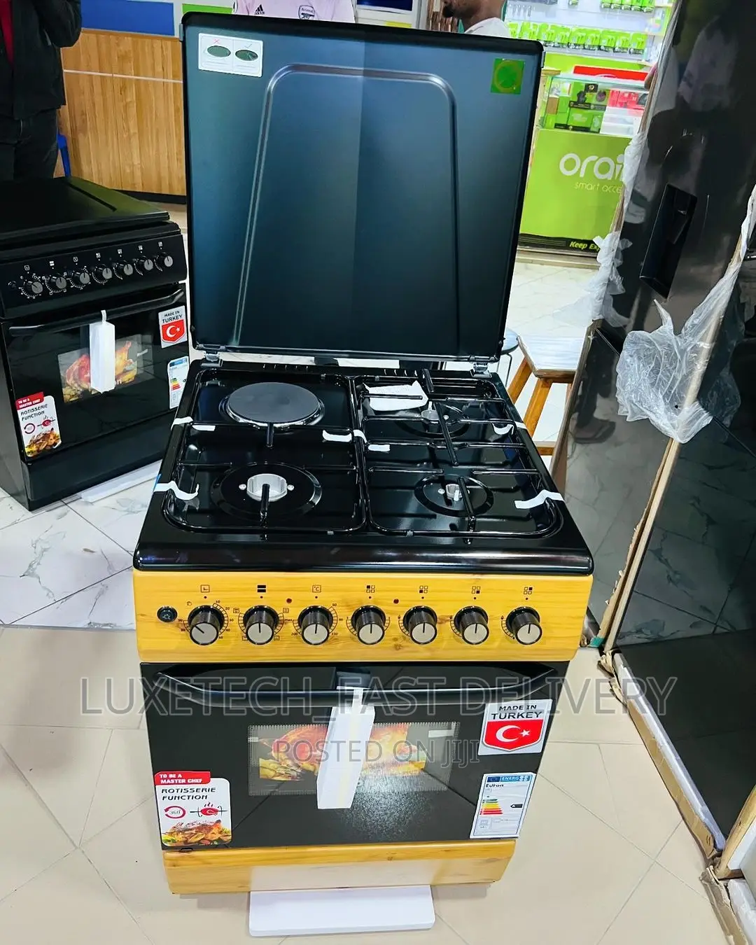 Euron Gas and Electric Cooker Size 60x60 With Oven