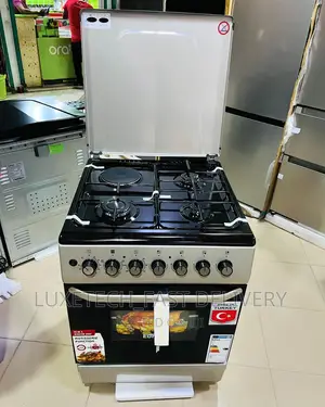 Euron Cooker 3 Gas + 1 Electric Burner + Electric Oven 60×60