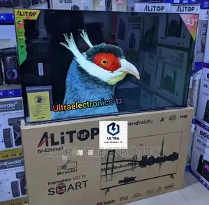 Alitop Smart Android Frameless TV Full HD Yenye Inchi 43
