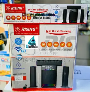 RISING 3.1 Multimedia BASS Speaker System 12000W P.M.P.O
