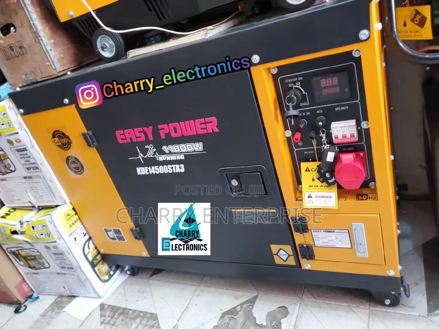 Easy Power 3 Phase Diesel Silent Generator 11000W Kva/ Kw 11