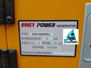 Easy Power 3 Phase Diesel Silent Generator 11000W Kva/ Kw 11