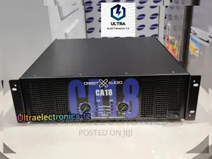 ORIGINAL CREST AUDIO 3U Ampca18 Power Amplifier 