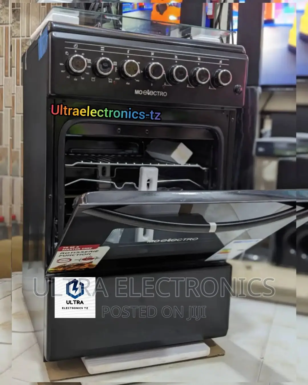 MO Electro Cooker With Oven,1electric Plate and 3gas Plates