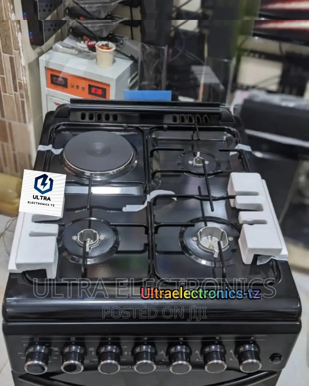 MO Electro Cooker With Oven,1electric Plate and 3gas Plates