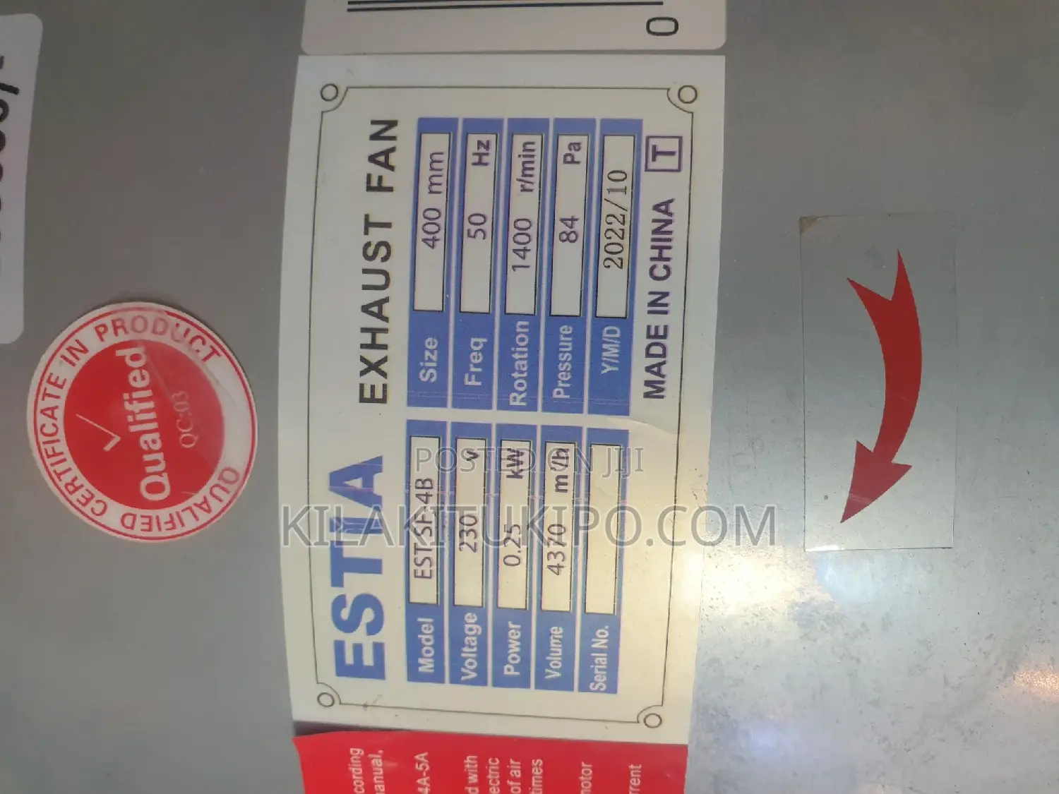 Exhaust Fan 400mm