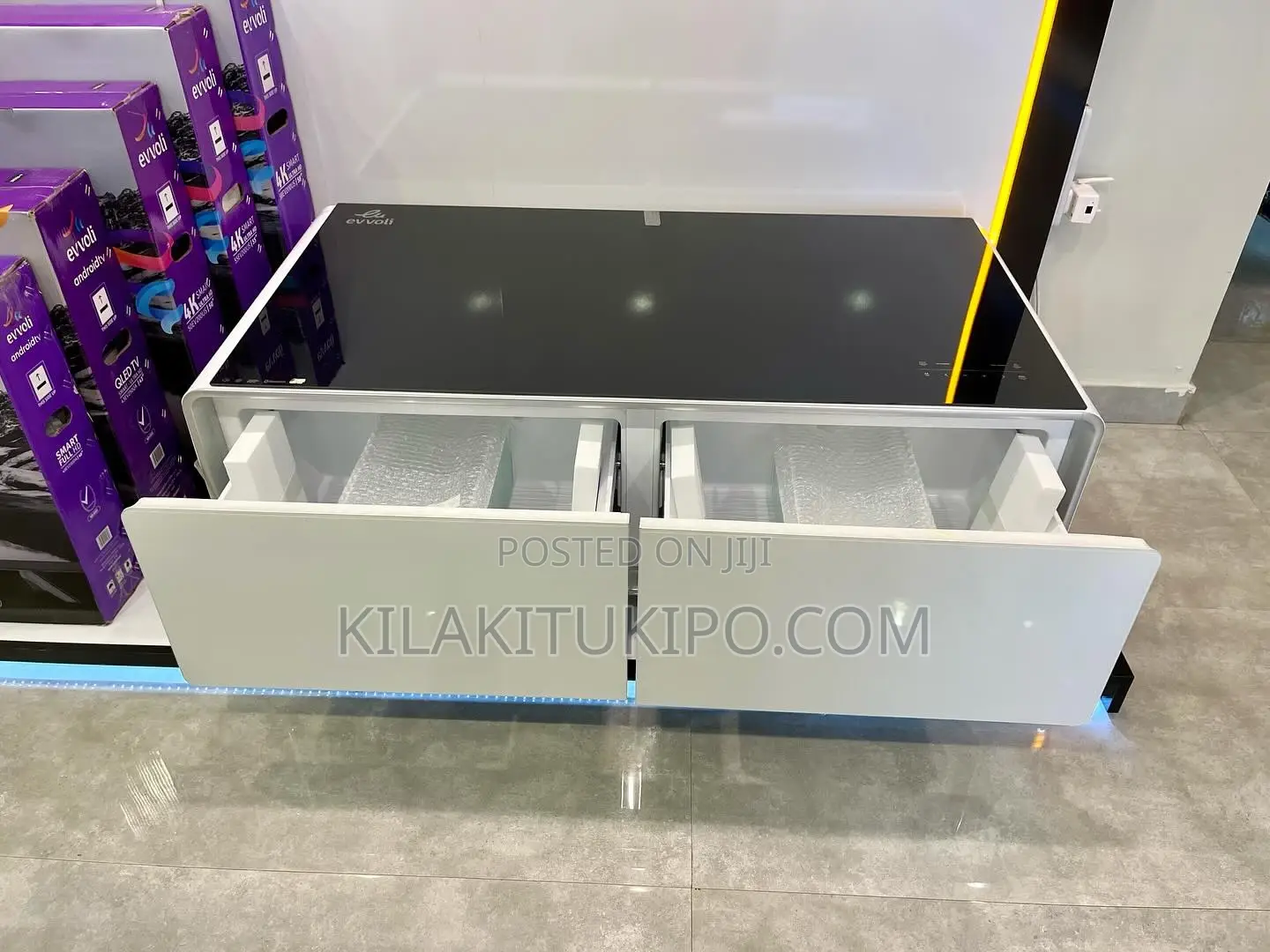 Smart Fridge Table With Sound System