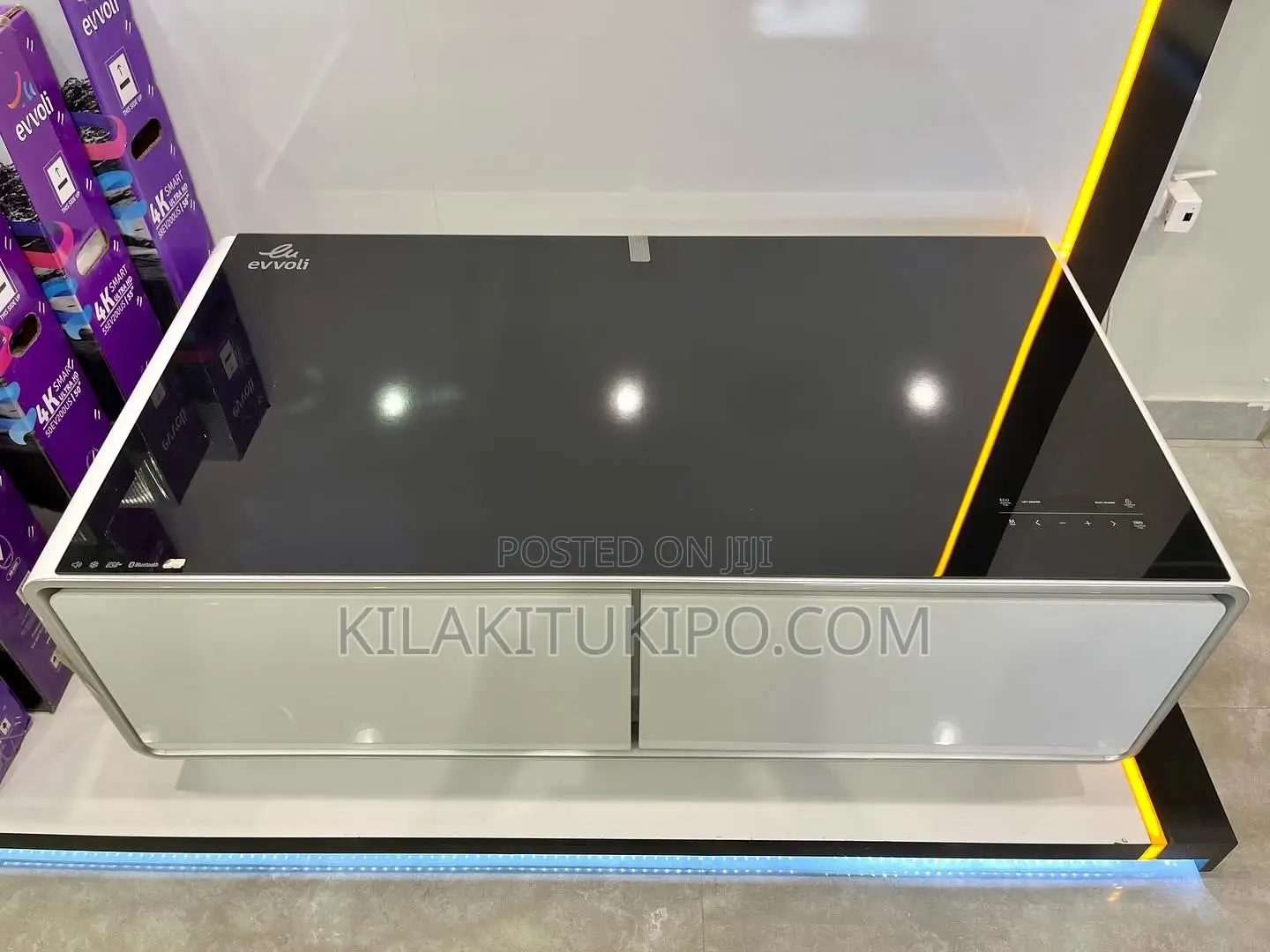 Smart Fridge Table With Sound System