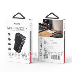 Yesido Mc17 QC3.0, PD 20W Dual Port Universal Travel Charger