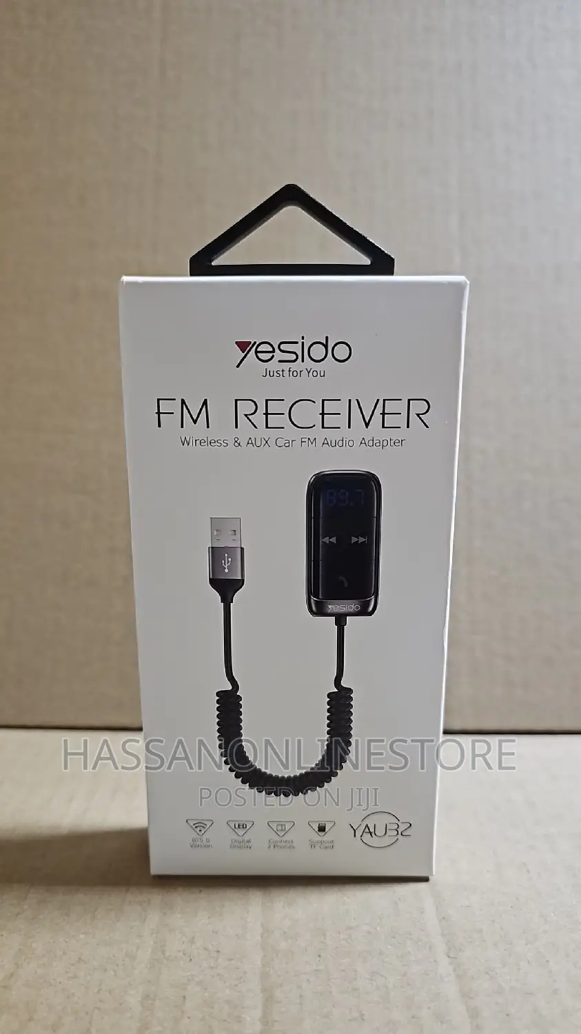 Yesido YAU32 FM Receiver Wireless AUX Car FM Audio Adapter