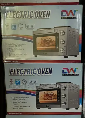 Digiwave(Dw) Electric Oven 40L With 2 Hot Plates