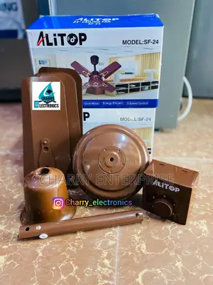 Alitop Ceiling Fan With 4 Blades Size 24" Energy Efficient