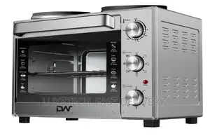 Dw Electric Oven 40L With 2 Burners