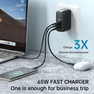 McDodo CH-8442 Gan 65W 3-Port Mini Fast Charger
