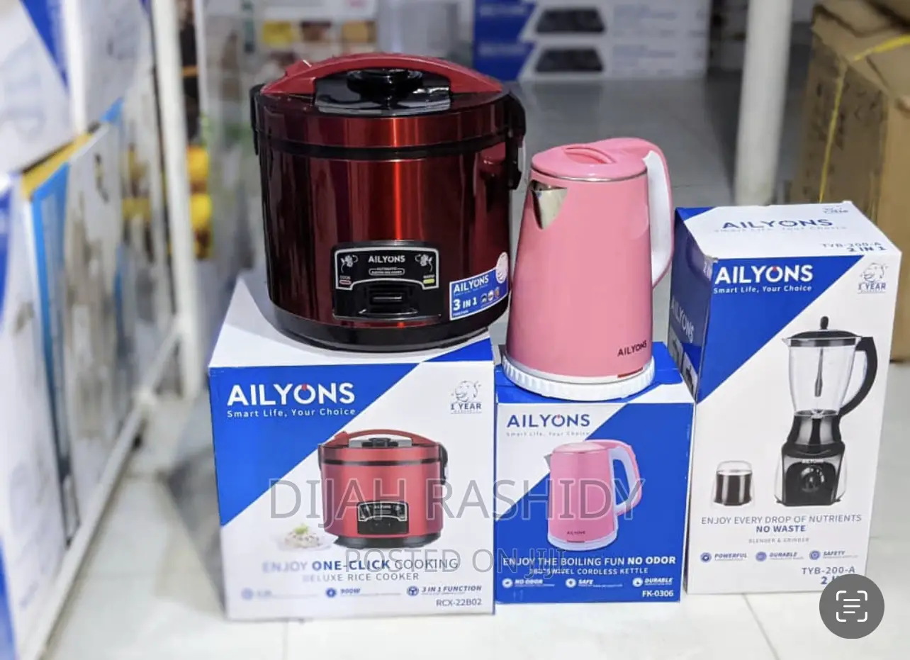 Full Set Available Blender ,Rice Cooker ,Kettle