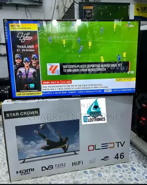 Star Crown Oled TV With Hi-Fi and T2/S2 Terrestrial 46 Inch