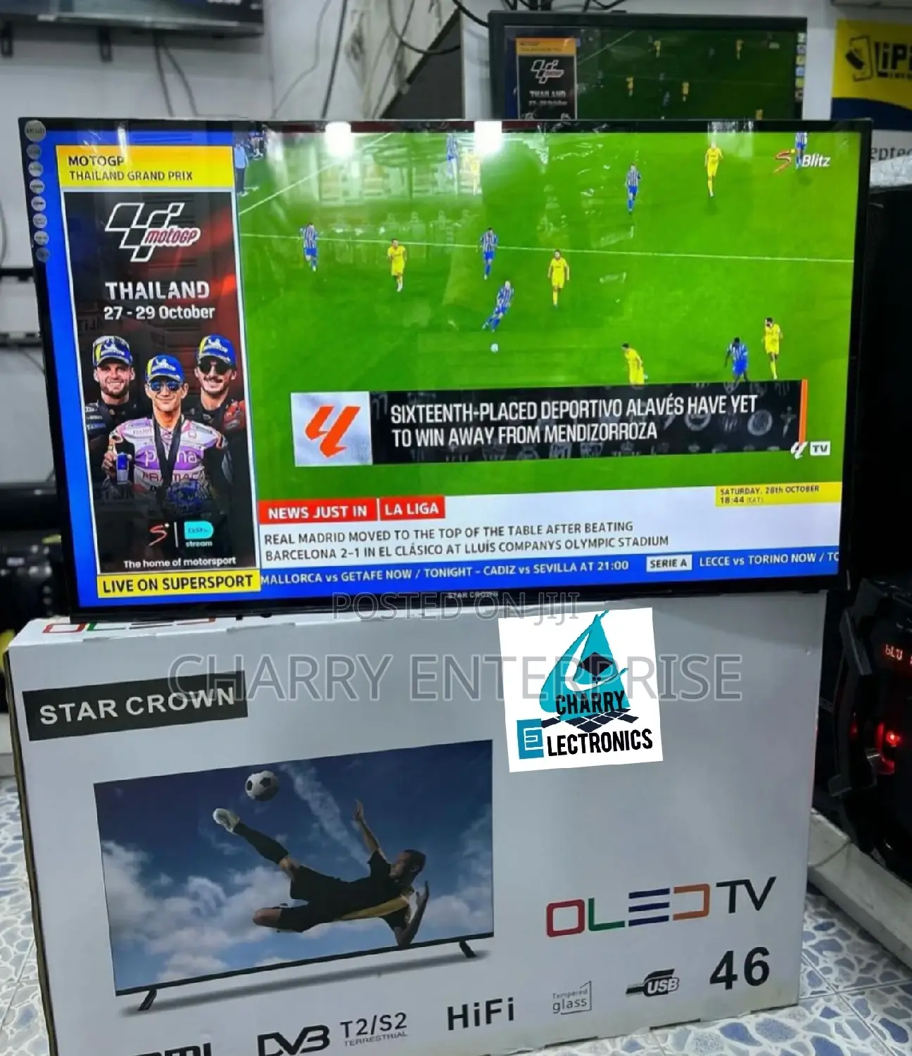 Star Crown Oled TV With Hi-Fi and T2/S2 Terrestrial 46 Inch