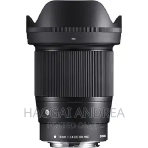 Sigma 16mm F/1.4 DC DN Lens for Canon Ef-M-Mount