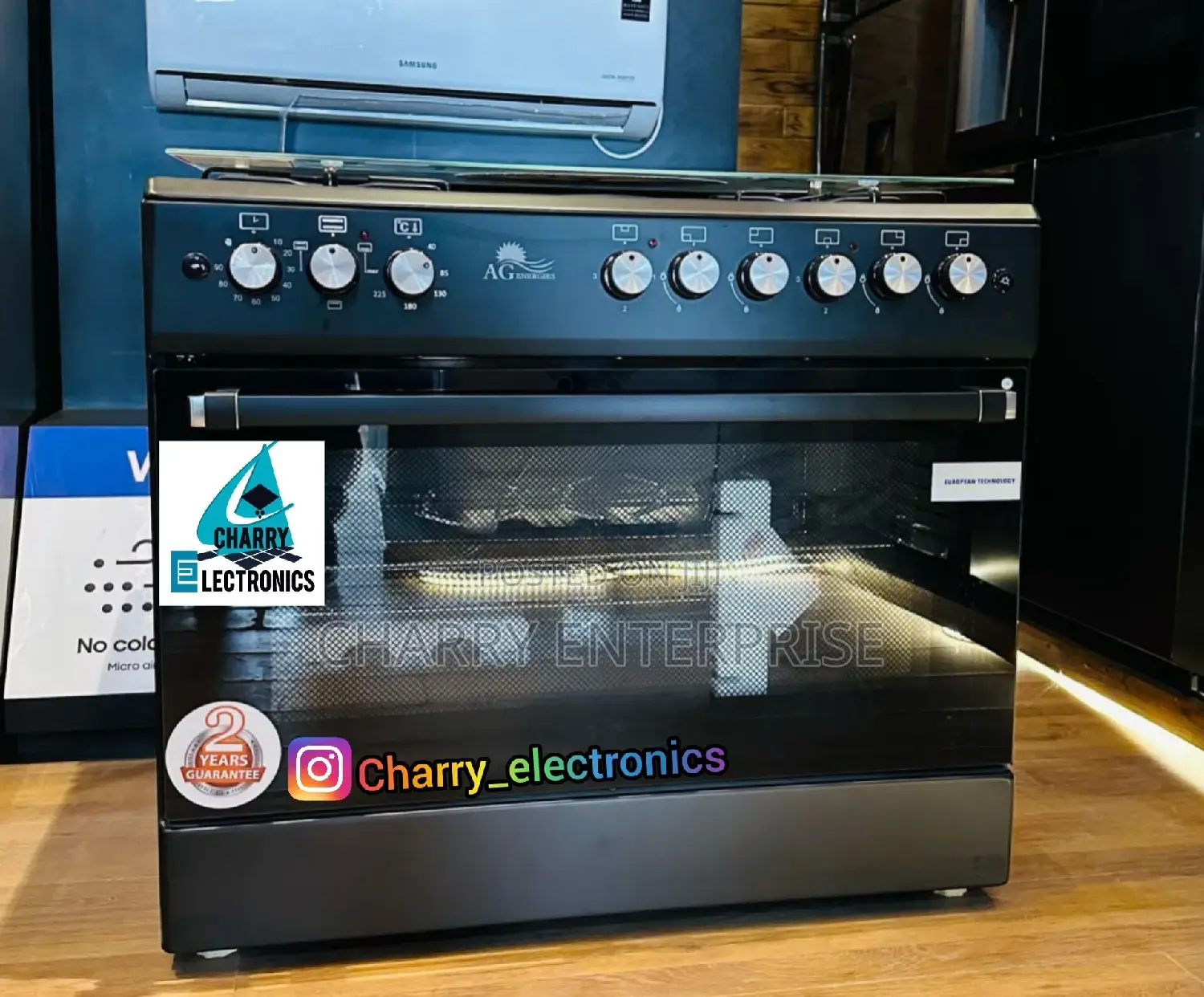 AG High Quality Cooker60cm*90cm4 Gas+2 Electric Plates