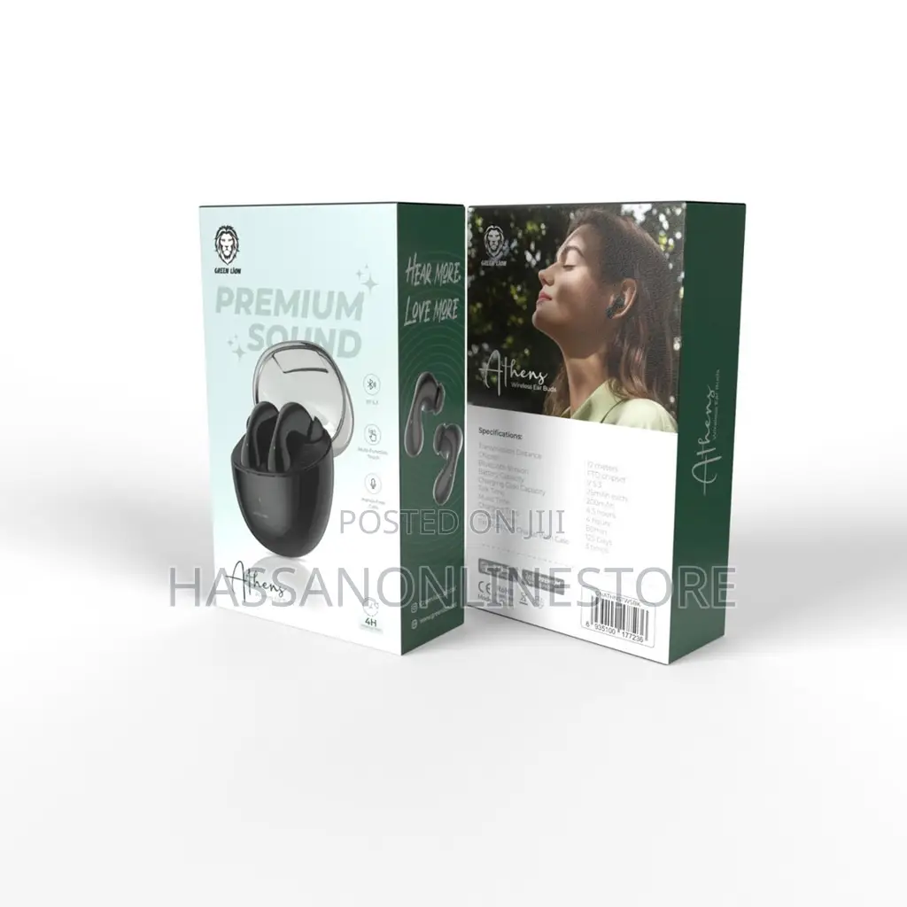 Green Lion Athens Premium Sound Wireless Earbuds