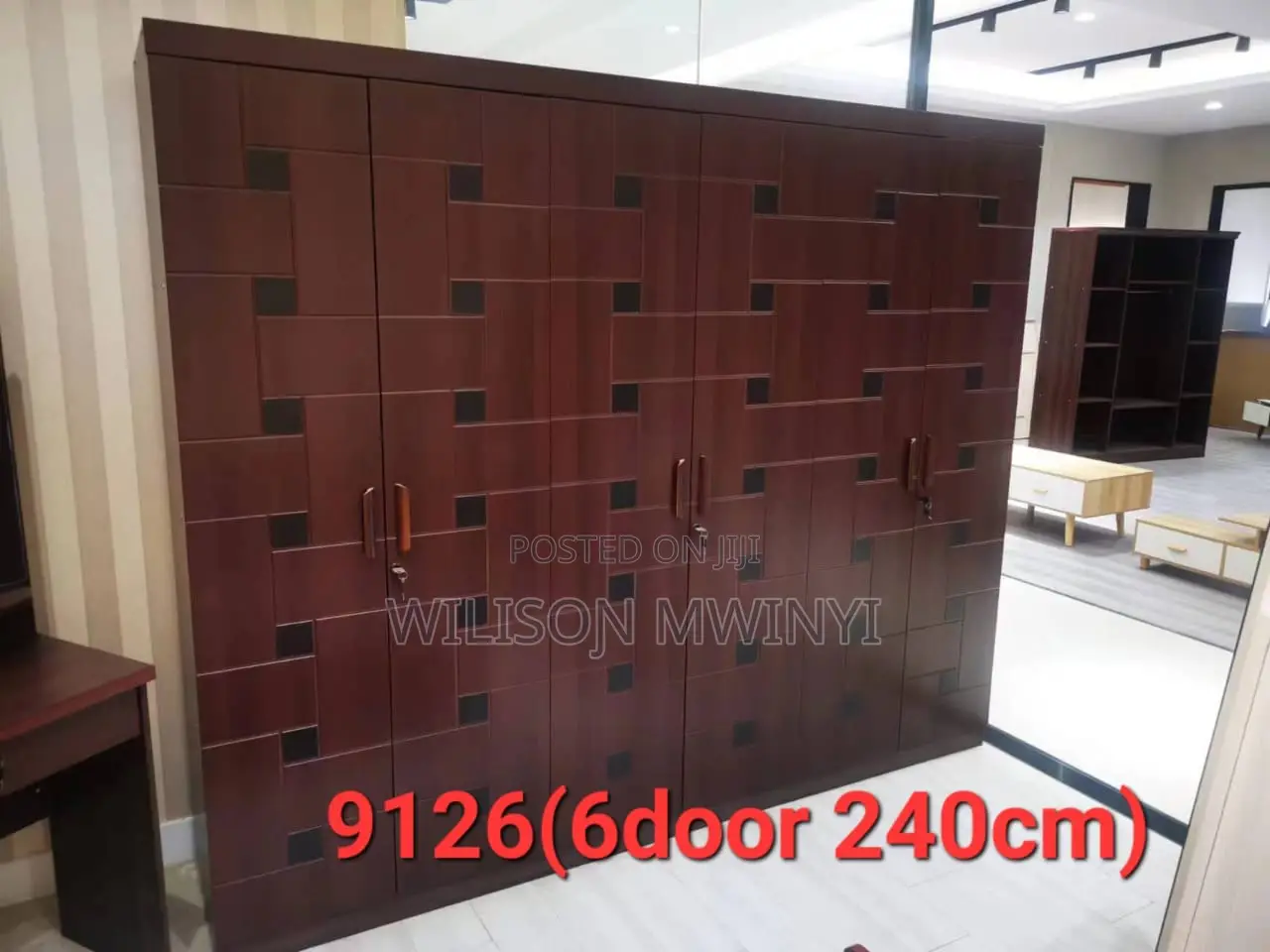 Wardrobe(6doors) Kabati Ya Nguo Milango(6)