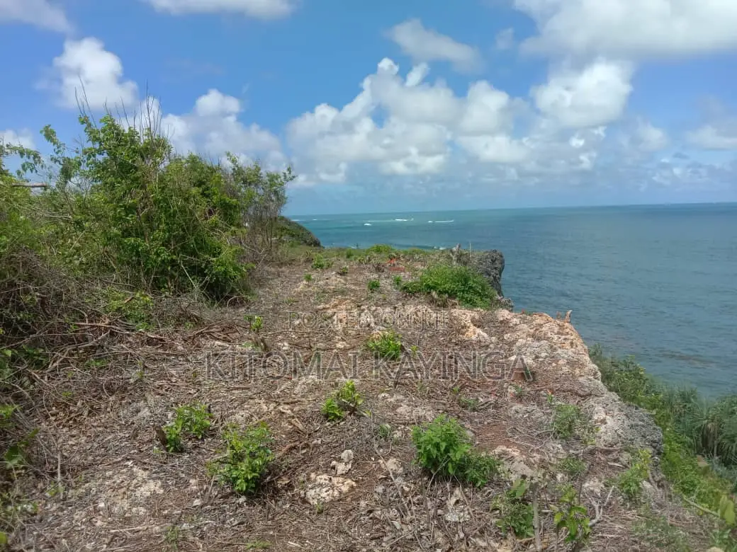 Beautiful Cliffside Beach Plot for Sale in Puna, Kigamboni.