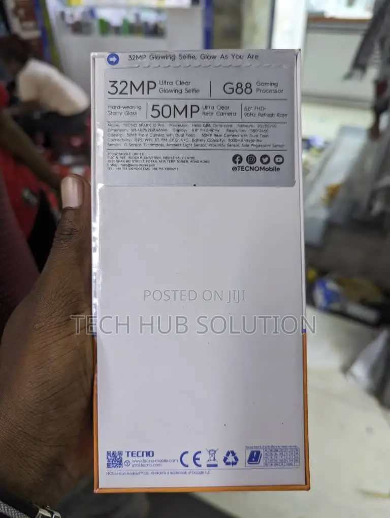 New Tecno Spark 10 Pro 256 GB Black