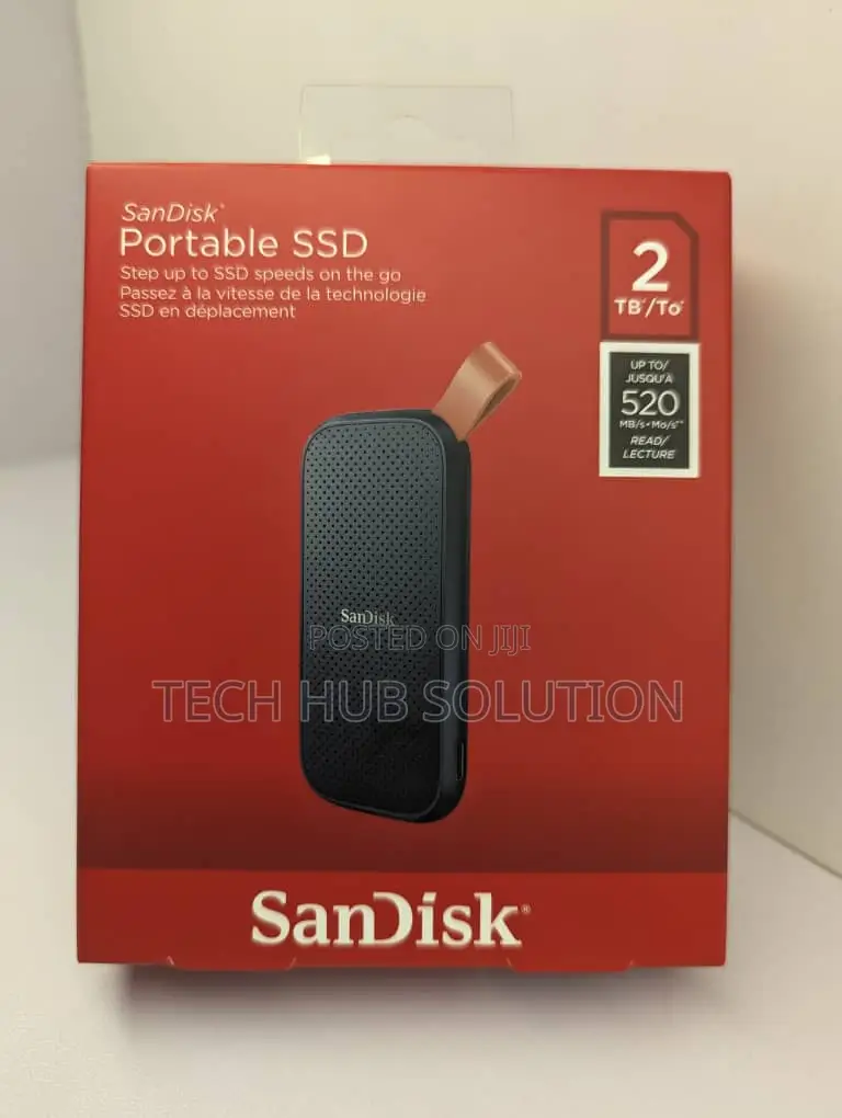 Sandiskportable SSD 2tb 800m