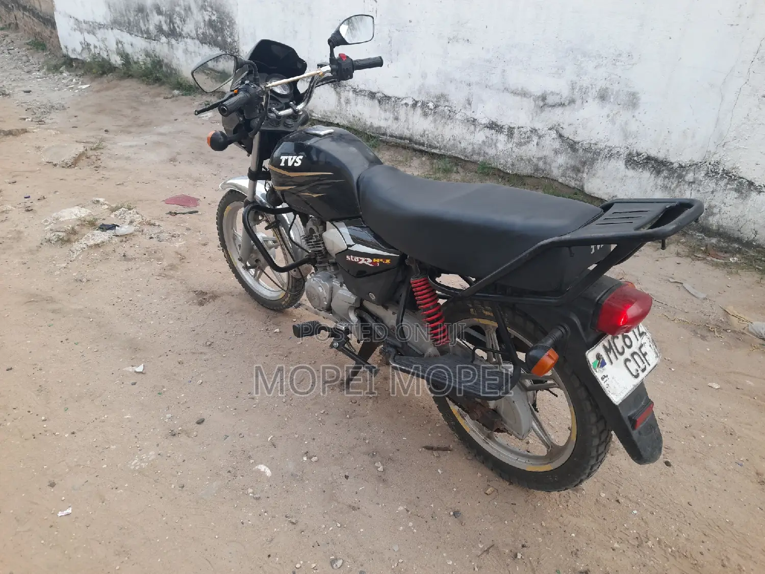 TVS King Deluxe Plus iTouch Start 2020 Black
