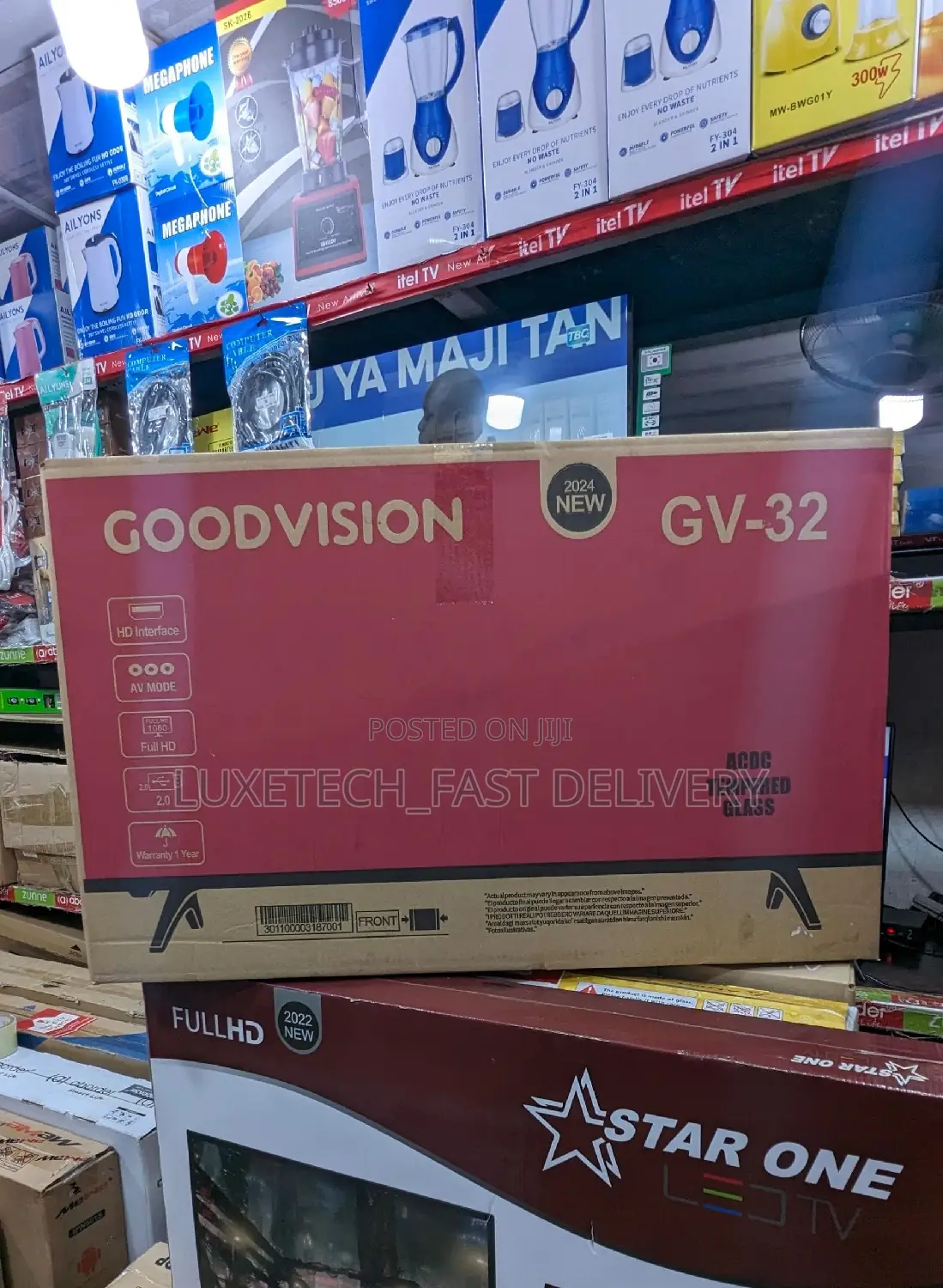 Goodvision 32 Inches LED TV Full HD Double Glass
