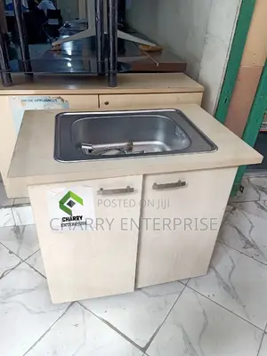 High Quality OFFICE OR KITCHEN SINK With a Tap and Cabinet