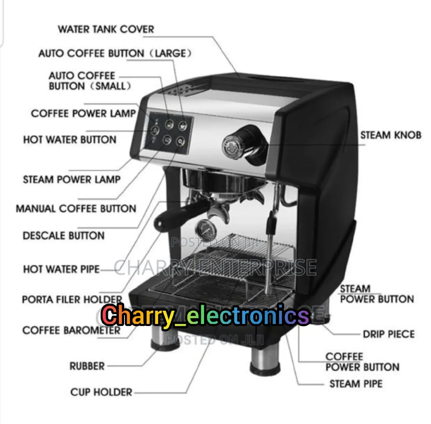 COMMERCIAL Professional Coffee Mashine Espresso Cappuccino
