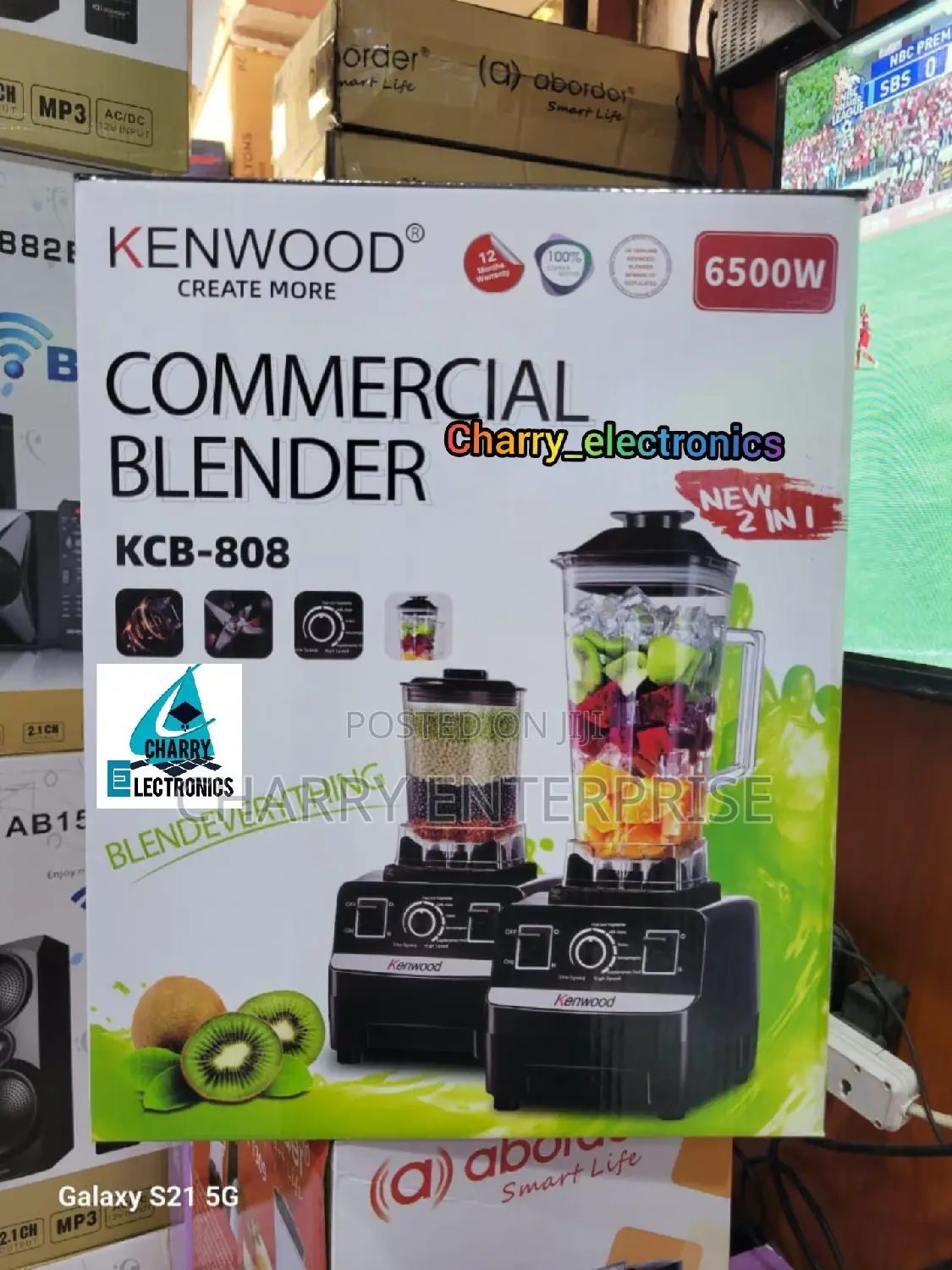 KENWOOD Heavy Duty COMMERCIAL Blender 2 in 16500 Watts