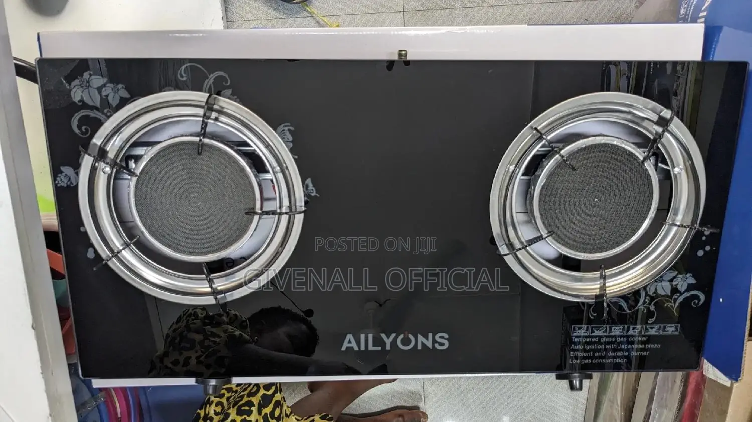 Ofa Ofa = Ailyons Jiko LA Gesi Plet 2 Zote Wavu Gesi Kidogo
