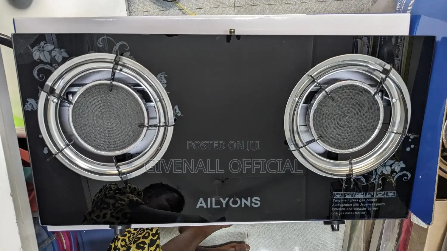 Ofa Ofa = Ailyons Jiko LA Gesi Plet 2 Zote Wavu Gesi Kidogo